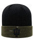 Фото #1 товара Men's Olive, Black Indiana Hoosiers OHT Military-Inspired Appreciation Skully Cuffed Knit Hat