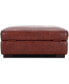 Фото #8 товара CLOSEOUT! Thaniel 44" Leather Storage Ottoman, Created for Macy's