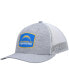 Фото #1 товара Men's Heathered Gray and White Los Angeles Chargers Motivator Flex Hat