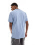 Wrangler short sleeve polo shirt in blue