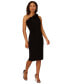 Фото #3 товара Платье средней длины с асимметричными оборками Adrianna Papell