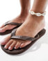 Фото #3 товара Havaianas top senses flip flops in brown