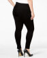 Фото #2 товара Trendy Plus Size Kiss Me Super-Skinny Jeans