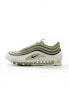 Nike Air Max 97 trainers in off white and tan