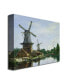 Фото #3 товара Eugene Boudin 'Dutch Windmills' Canvas Art - 24" x 18"