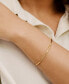 ფოტო #3 პროდუქტის Crystal Shapes 18k Gold Plated Bracelet Cuff