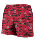 Men's Scarlet Ohio State Buckeyes Island Palm Swim Trunks