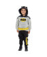 Toddler Boys Justice League Superman Batman Fleece Pullover Hoodie and Pants Outfit Set to