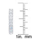 ფოტო #3 პროდუქტის Women's Fine Silver Plated Cubic Zirconia Hoop Earrings