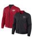 Фото #1 товара Men's Darius Rucker Collection by Black, Garnet South Carolina Gamecocks Reversible Full-Zip Bomber Jacket