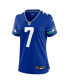 Women's Geno Smith Royal Seattle Seahawks Throwback Player Game Jersey