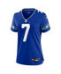 ფოტო #3 პროდუქტის Women's Geno Smith Royal Seattle Seahawks Throwback Player Game Jersey