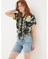 ფოტო #1 პროდუქტის Women's Cali Citrus Floral Shirt