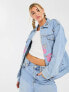 Фото #1 товара Aape By A Bathing Ape art denim jacket in blue