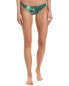 Letarte Women's 187520 Full Coverage Green Multi Bikini Bottom Swimwear Size M