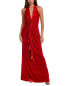 Фото #1 товара Tadashi Shoji Velvet Gown Women's