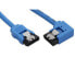 Фото #1 товара InLine SATA 6Gb/s round cable one side right angeled 90° - w/latches - 0.5m