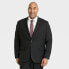 Фото #1 товара Men's Big & Tall Standard Fit Suit Jacket - Goodfellow & Co Black 44