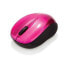 Фото #1 товара Беспроводная мышь Verbatim Go Nano Компактный Приемник USB Чёрный Розовый Фуксия 1600 dpi (1 штук)