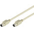 Фото #2 товара Wentronic PS/2 Keyboard and Mouse Cable - 2 m - 2 m - 6-p Mini-DIN - 6-p Mini-DIN - Male - Male - Beige
