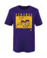 ფოტო #2 პროდუქტის Little Boys and Girls Purple Minnesota Vikings Liquid Camo Logo T-shirt