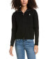 Seraphina Zip Wool-Blend Cardigan Women's Black S