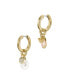 Women's Gold-Tone Brass Hoop Earrings