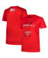 Фото #1 товара Men's and Women's Red Formula 1 Las Vegas Grand Prix Race Ready T-shirt