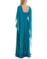 Teri Jon By Rickie Freeman Capelet Gown Women's Blue 2