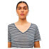 Фото #5 товара OBJECT Tessi Slub short sleeve v neck T-shirt