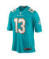 ფოტო #3 პროდუქტის Men's Dan Marino Aqua Miami Dolphins Game Retired Player Jersey