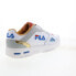 Фото #15 товара Fila Teratach 600 1BM01744-147 Mens White Leather Lifestyle Sneakers Shoes