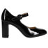 Фото #1 товара CL by Laundry Leader Mary Jane Pumps Womens Black Dress Casual LEADER-90Z