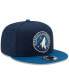 Men's Black, Gray Minnesota Timberwolves 2-Tone 9FIFTY Adjustable Snapback Hat