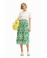 ფოტო #5 პროდუქტის Women's Combination floral midi dress