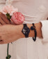 ფოტო #5 პროდუქტის Women's Reina Black Stainless Steel Bracelet Watch 30mm