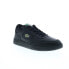 Фото #4 товара Lacoste Lineset 223 1 SMA Mens Black Leather Lifestyle Sneakers Shoes