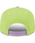 Фото #2 товара Men's Neon Green, Lavender Philadelphia Eagles Two-Tone Color Pack 9FIFTY Snapback Hat