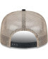 Men's White Oakland Athletics Chrome Camo A-Frame 9FIFTY Trucker Snapback Hat