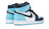 Фото #6 товара Кроссовки Nike Air Jordan 1 Retro High UNC Patent (W) (Белый, Голубой, Черный)