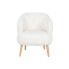 Фото #3 товара Кресло мягкое DKD Home Decor Белый Натуральный Деревянный 70 x 70 x 80 см
