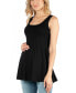 Фото #3 товара Scoop Neck Sleeveless Maternity Tank Top