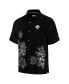 ფოტო #3 პროდუქტის Men's Black Pittsburgh Steelers Hibiscus Camp Button-Up Shirt