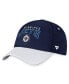 Фото #1 товара Men's Navy, White Winnipeg Jets Fundamental 2-Tone Flex Hat