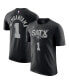 ფოტო #1 პროდუქტის Men's Victor Wembanyama Black San Antonio Spurs Statement Edition Name and Number T-shirt