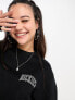 Dickies aitkin left chest logo sweatshirt in black Exclusive to ASOS