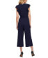 Фото #2 товара Flutter-Sleeve Cropped Jumpsuit