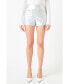 ფოტო #3 პროდუქტის Women's Silver Out pocket Shorts
