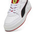 Фото #4 товара Puma Scuderia Ferrari CA Pro 30806603 Mens White Motorsport Sneakers Shoes