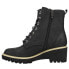 Фото #5 товара Corkys Ghosted Round Toe Wedge Womens Black Casual Boots 80-9995-BLCK